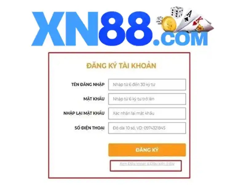 đăng ký XN88